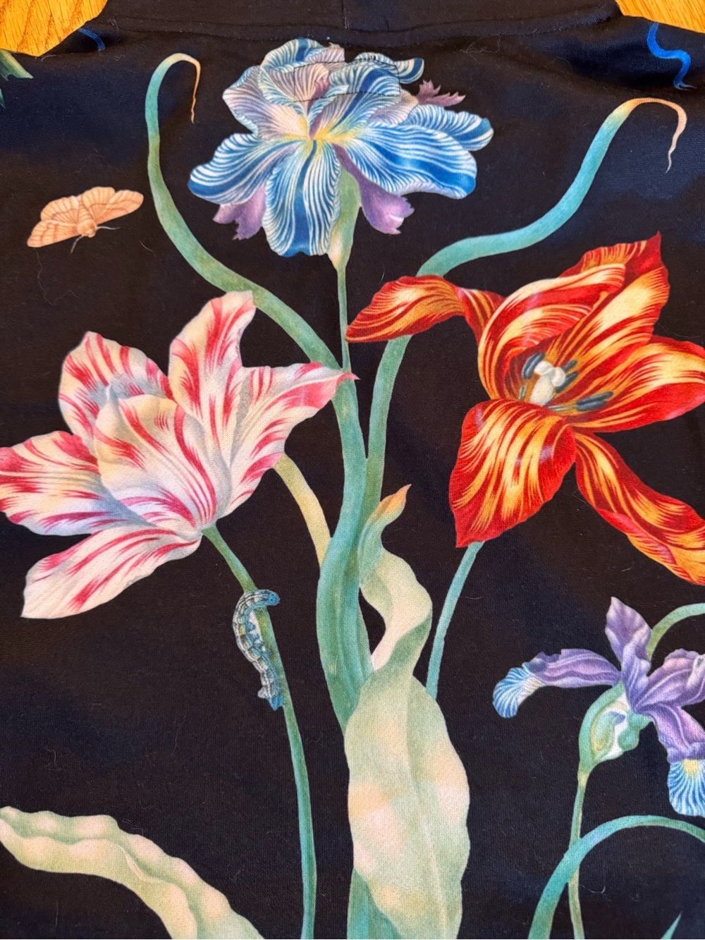Ripndip Black Botanical Garden Floral Hoodie Men’s Small Skater Streetwear - Picture 10 of 13